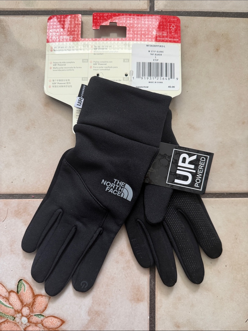 The North Face Women's Etip Glove in Black - Picture 2 of 2